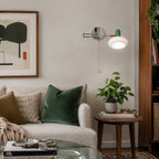 Milanol Capsule Swing-Arm Wall Sconce