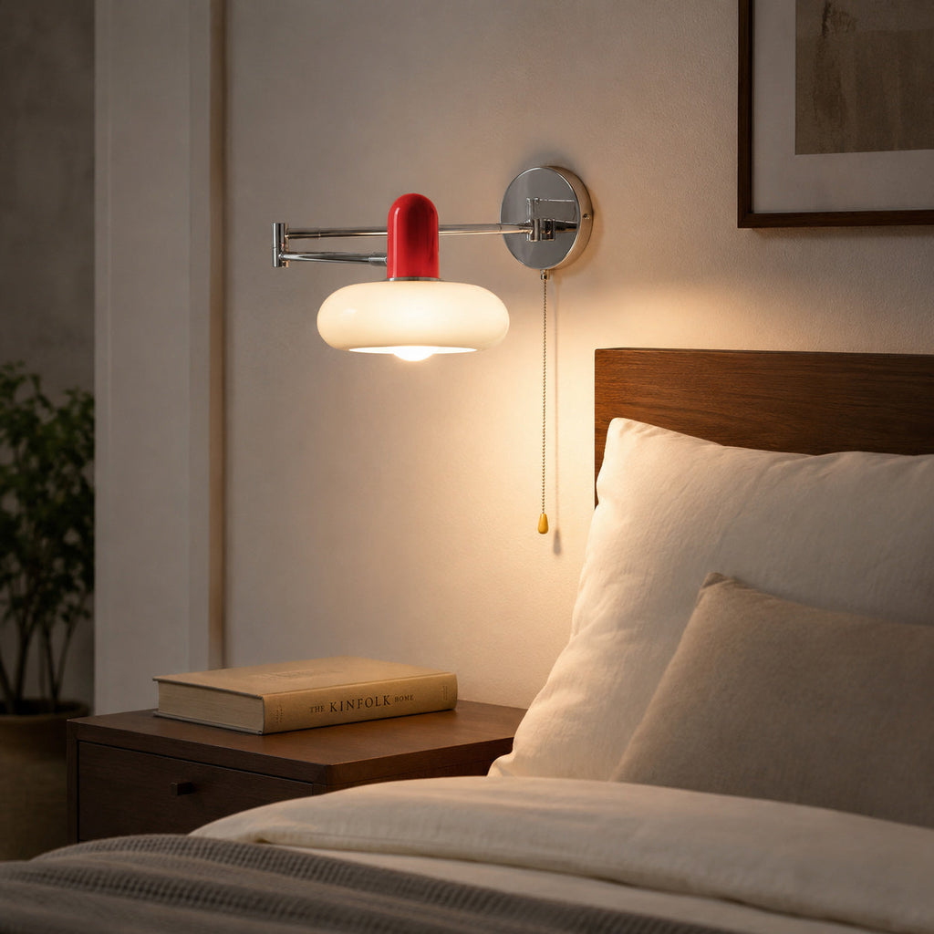 Milanol Capsule Swing-Arm Wall Sconce