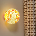 Milo Pastel Glass Orb Wall Sconce