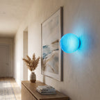 Milo Pastel Glass Orb Wall Sconce