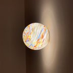 Milo Pastel Glass Orb Wall Sconce