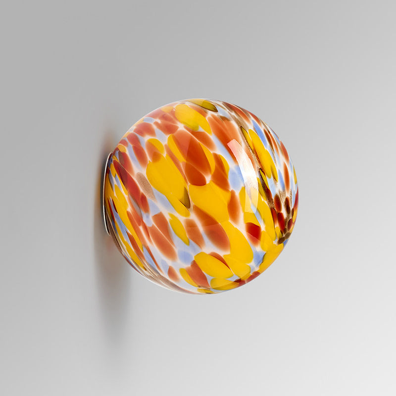 Milo Pastel Glass Orb Wall Sconce