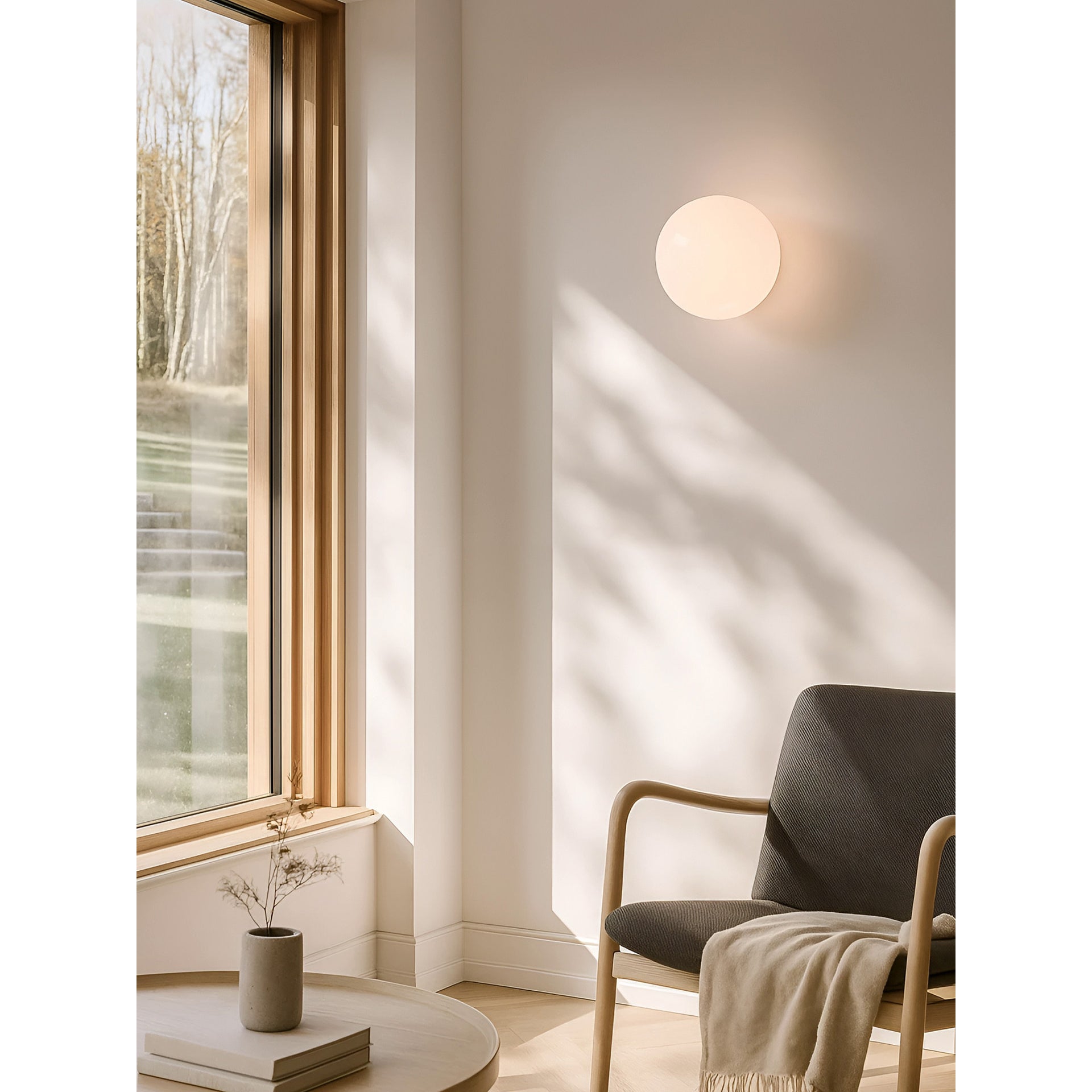 Milo Pastel Glass Orb Wall Sconce