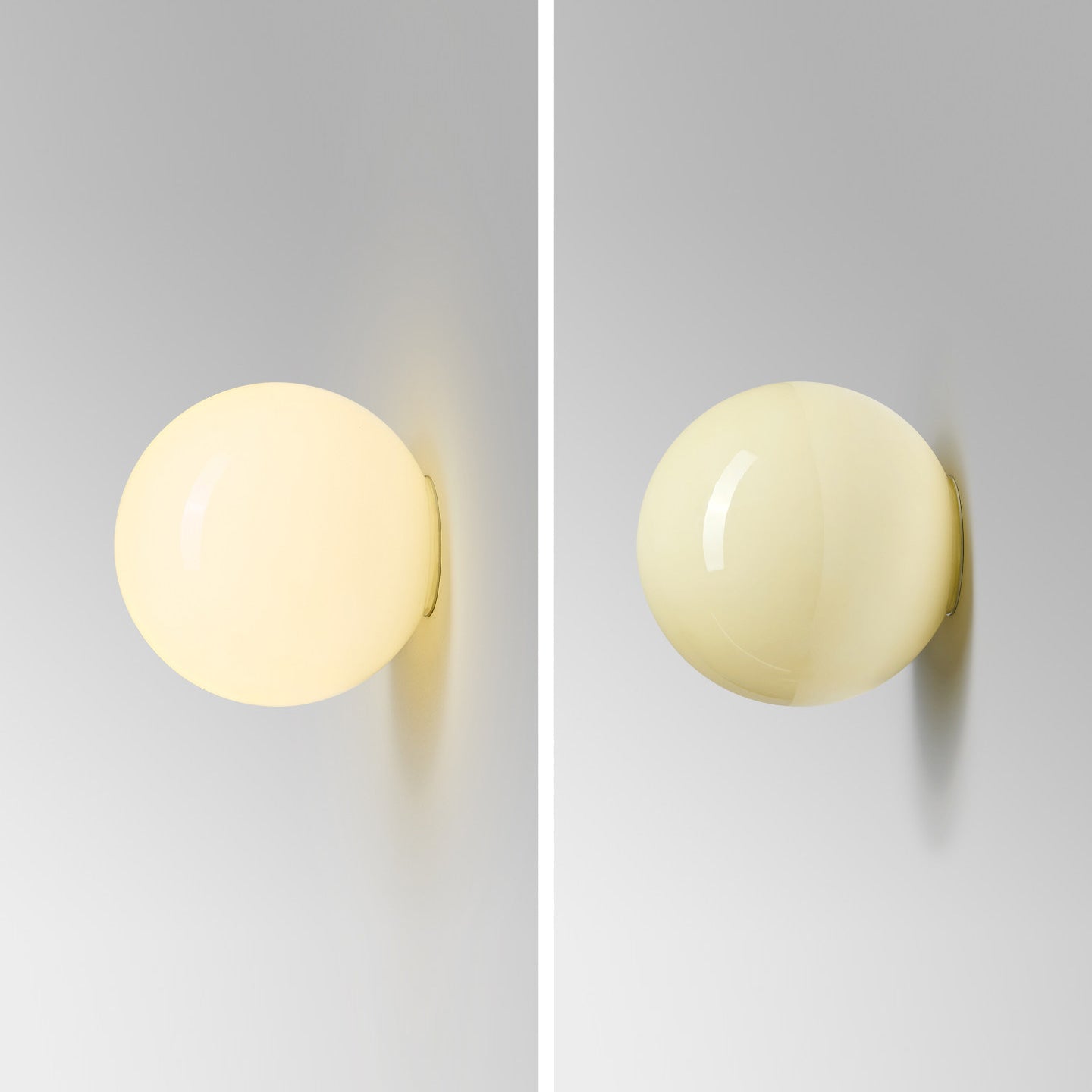 Milo Pastel Glass Orb Wall Sconce