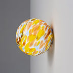 Milo Pastel Glass Orb Wall Sconce