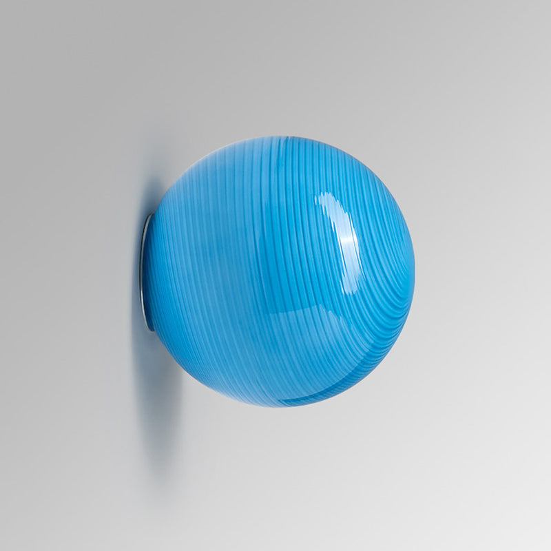 Milo Pastel Glass Orb Wall Sconce