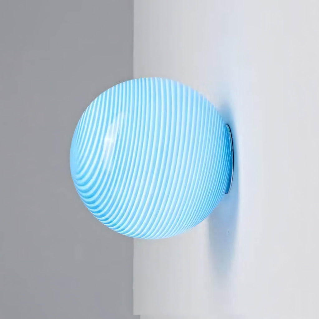 Milo Pastel Glass Orb Wall Sconce