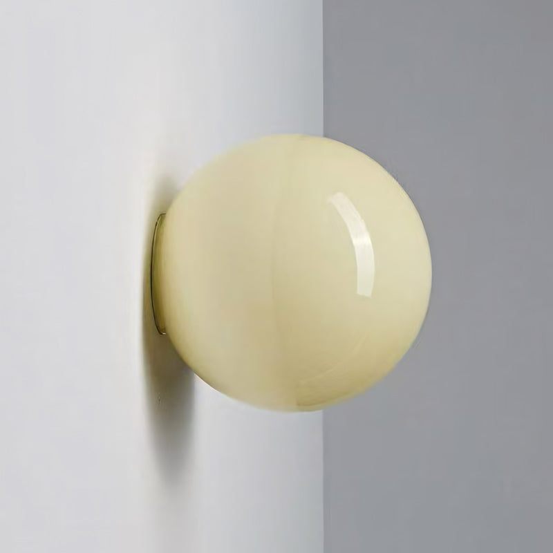 Milo Pastel Glass Orb Wall Sconce