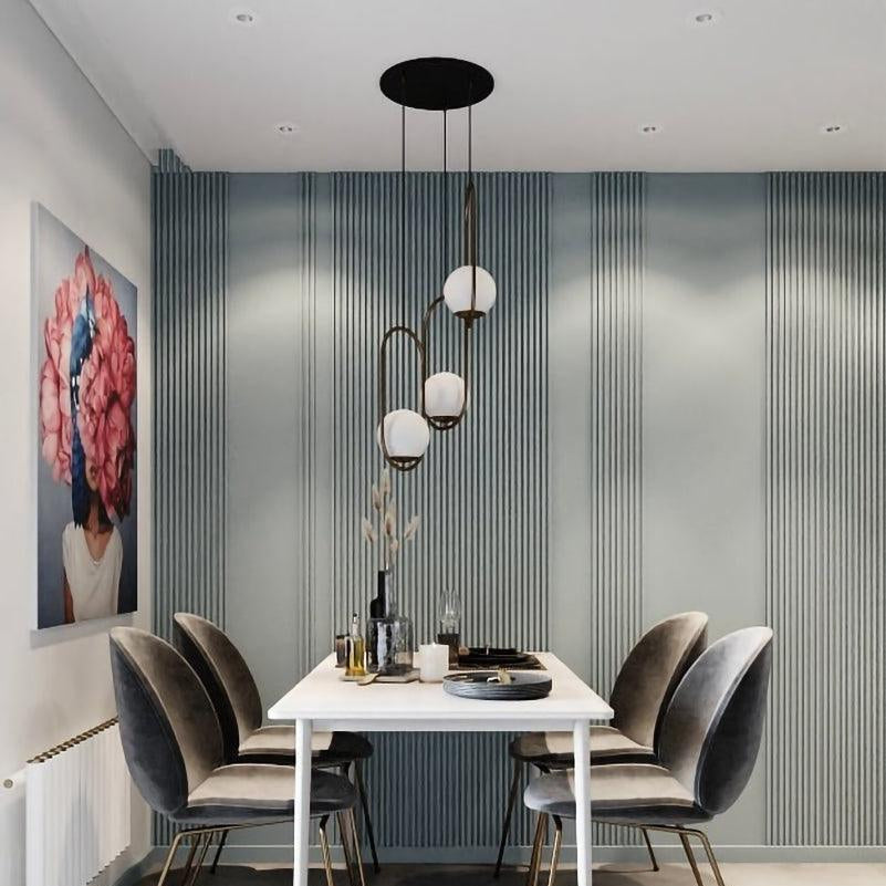 Milora: Pendant Light Made of Glass & Metal with Slim Silhouette – for Modern Interiors