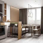 Milora: Pendant Light Made of Glass & Metal with Slim Silhouette – for Modern Interiors