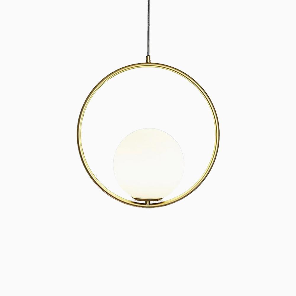 Milora: Pendant Light Made of Glass & Metal with Slim Silhouette – for Modern Interiors