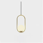 Milora: Pendant Light Made of Glass & Metal with Slim Silhouette – for Modern Interiors