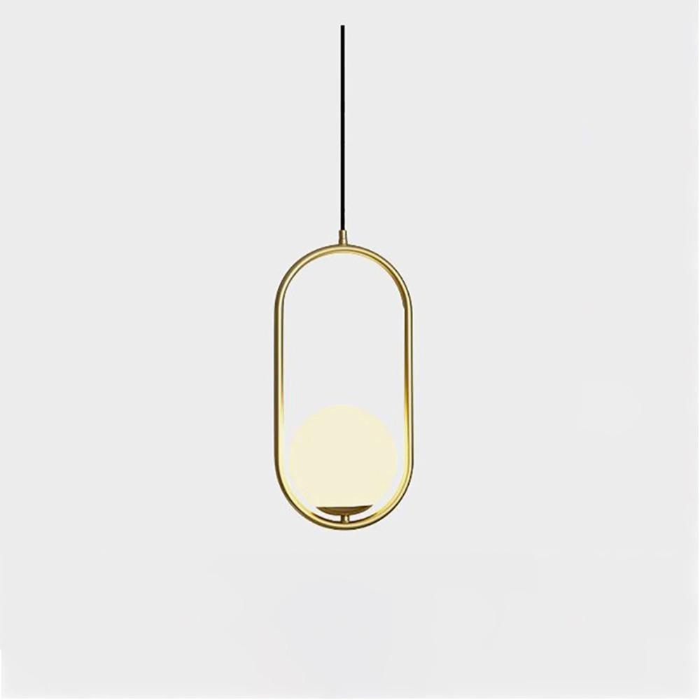 Milora: Pendant Light Made of Glass & Metal with Slim Silhouette – for Modern Interiors