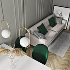 Milora: Pendant Light Made of Glass & Metal with Slim Silhouette – for Modern Interiors