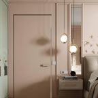 Milora: Pendant Light Made of Glass & Metal with Slim Silhouette – for Modern Interiors