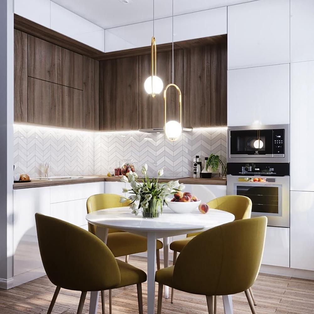 Milora: Pendant Light Made of Glass & Metal with Slim Silhouette – for Modern Interiors