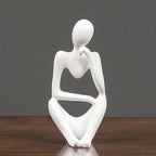 Mente Sculptuur | Abstracte Denker, Duurzaam Hars