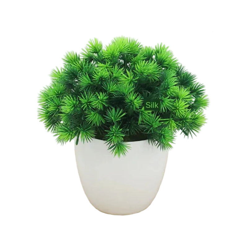 Mini Artificial Bonsai Tree Pot Realistic Plastic Desk Decor