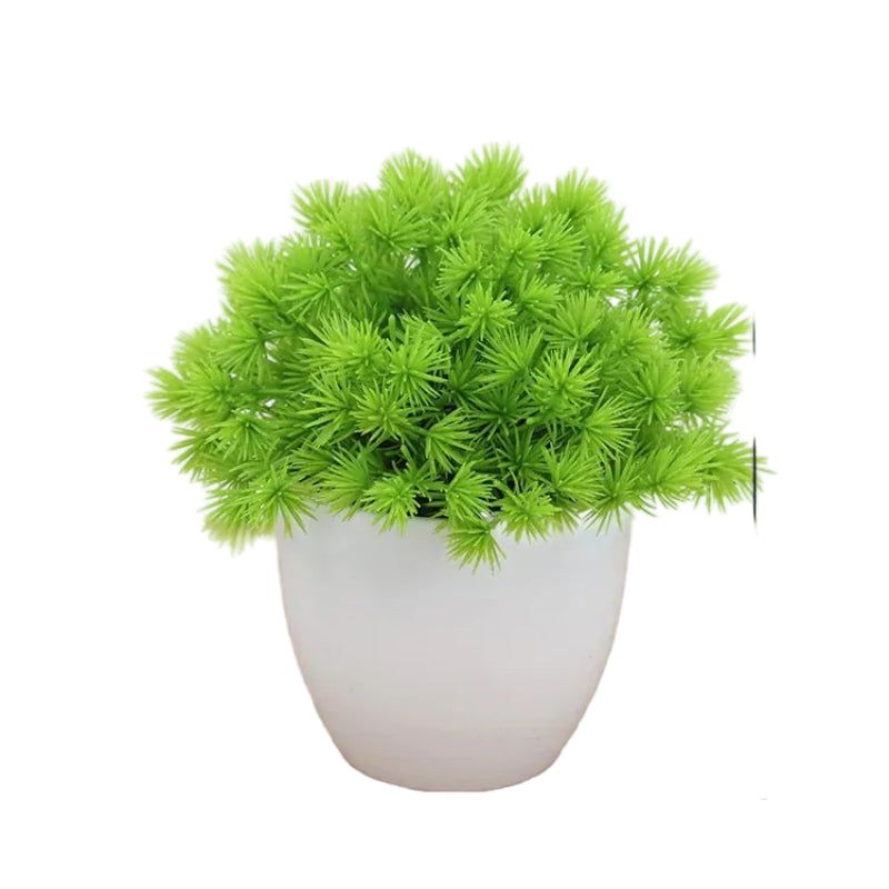Mini Artificial Bonsai Tree Pot Realistic Plastic Desk Decor