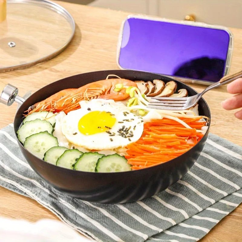 Mini Fry Pan Nonstick Cast Iron Single Serving Design