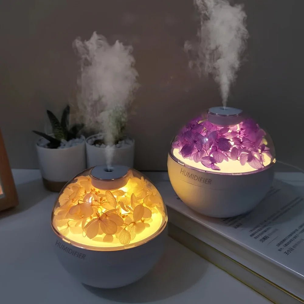 Mini Humidifier USB Powered Compact Whisper Quiet Bedroom Air Humidifier