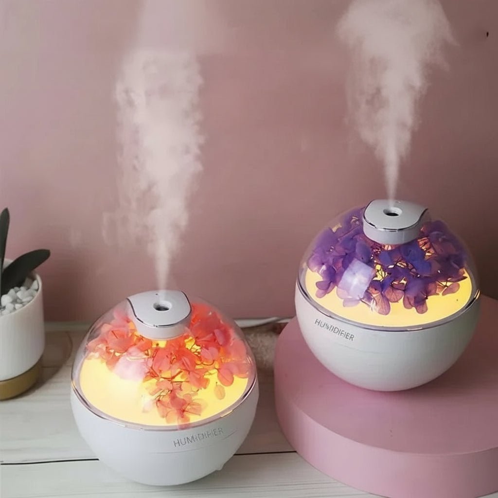 Mini Humidifier USB Powered Compact Whisper Quiet Bedroom Air Humidifier
