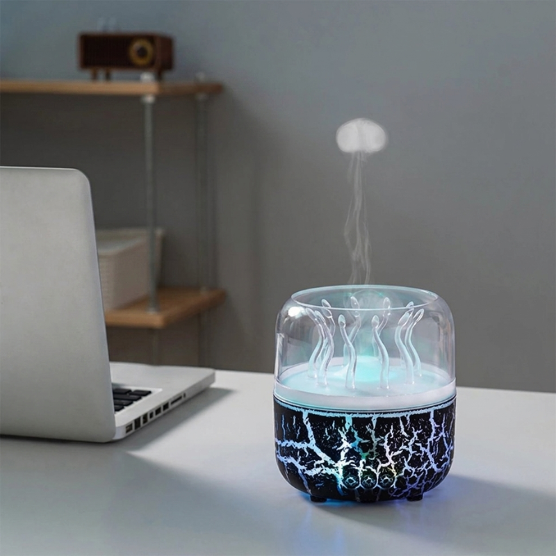 Mini Humidifier Jellyfish Design ABS Cool Mist Aromatherapy
