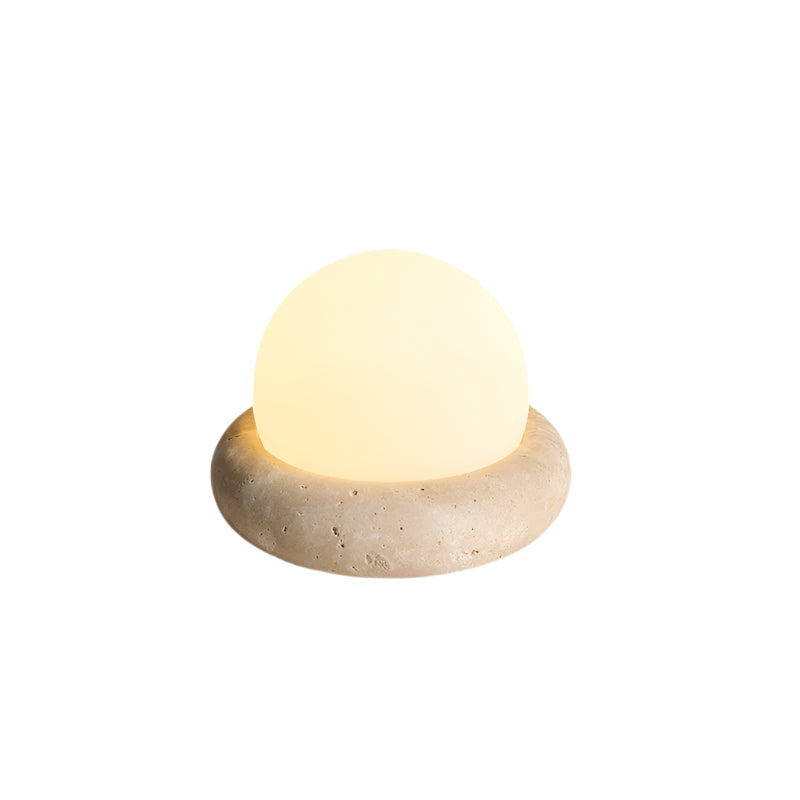 Fika - Travertine Table Lamp