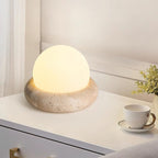 Fika - Travertine Table Lamp