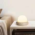 Fika - Travertine Table Lamp