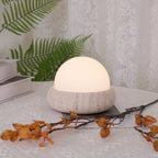 Fika - Travertine Table Lamp