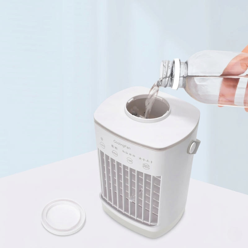 Mini Portable Air Conditioner  with Water Tank ABS Design