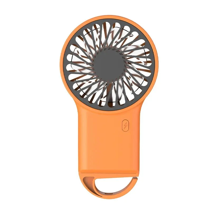 Portable USB Air Circulation Fan Metal Finish with Multi Speed Control and Hook