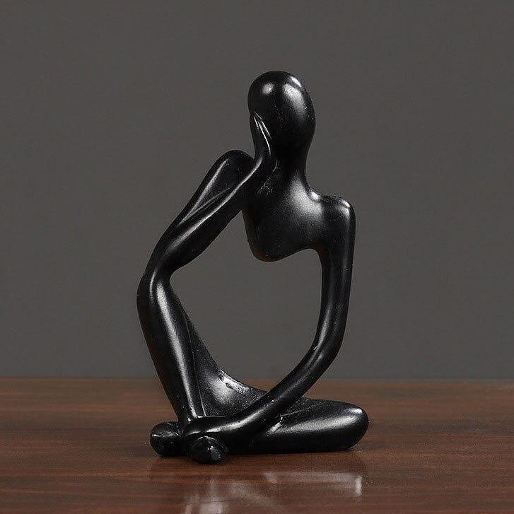 Mente Sculptuur | Abstracte Denker, Duurzaam Hars