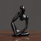 Mente Sculptuur | Abstracte Denker, Duurzaam Hars