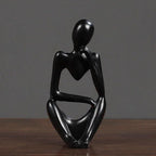 Mente Sculptuur | Abstracte Denker, Duurzaam Hars