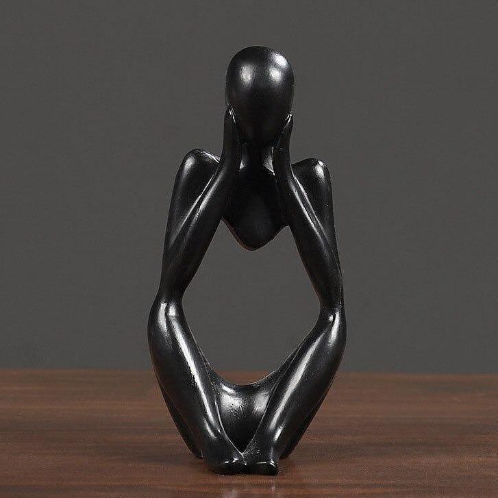 Mente Sculptuur | Abstracte Denker, Duurzaam Hars
