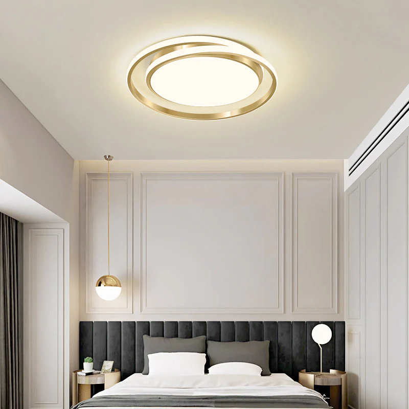 MinimalerGlanz: Round LED Ceiling Light Minimalist – Elegant & Decorative for Living & Dining Rooms