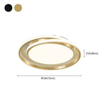 MinimalerGlanz: Round LED Ceiling Light Minimalist – Elegant & Decorative for Living & Dining Rooms