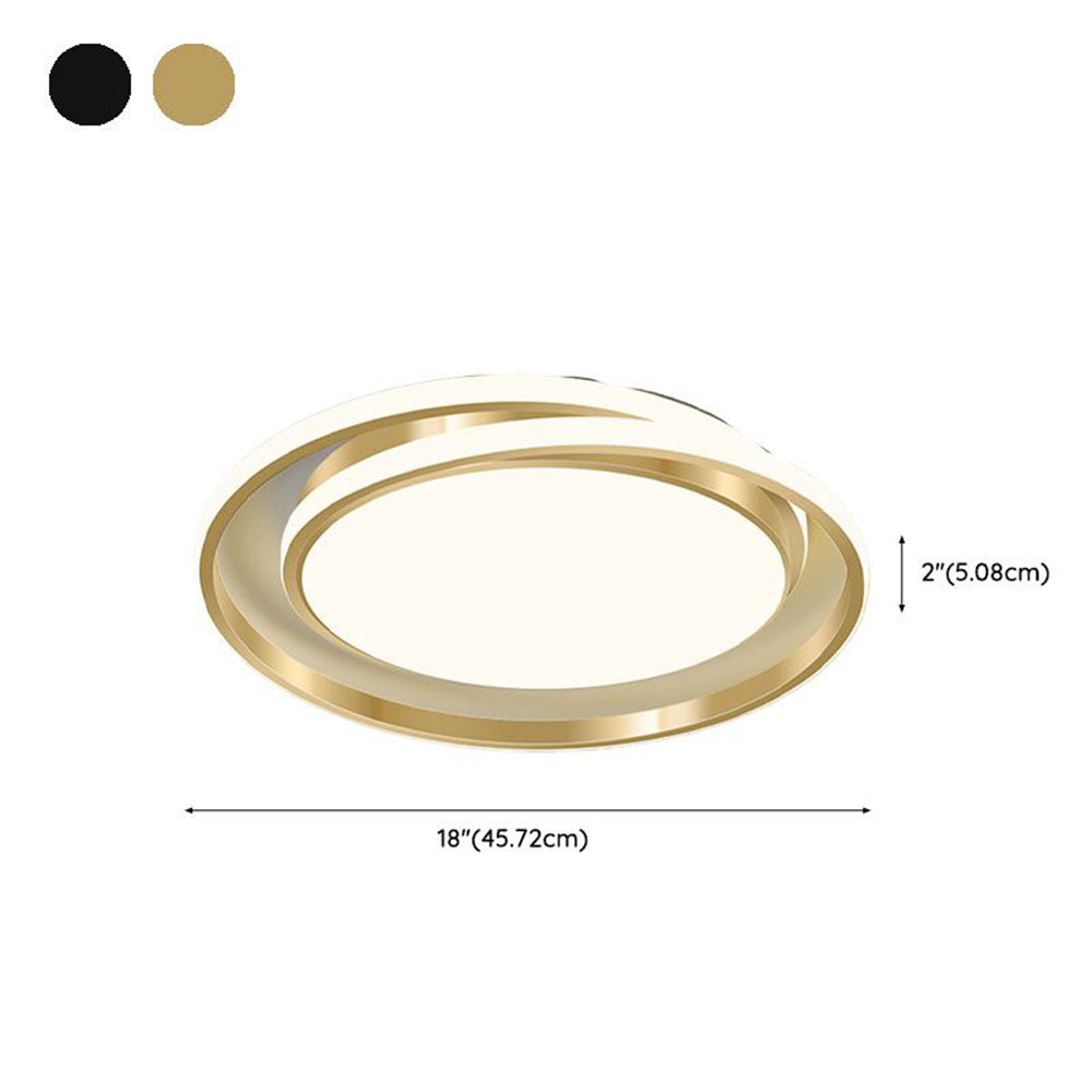 MinimalerGlanz: Round LED Ceiling Light Minimalist – Elegant & Decorative for Living & Dining Rooms