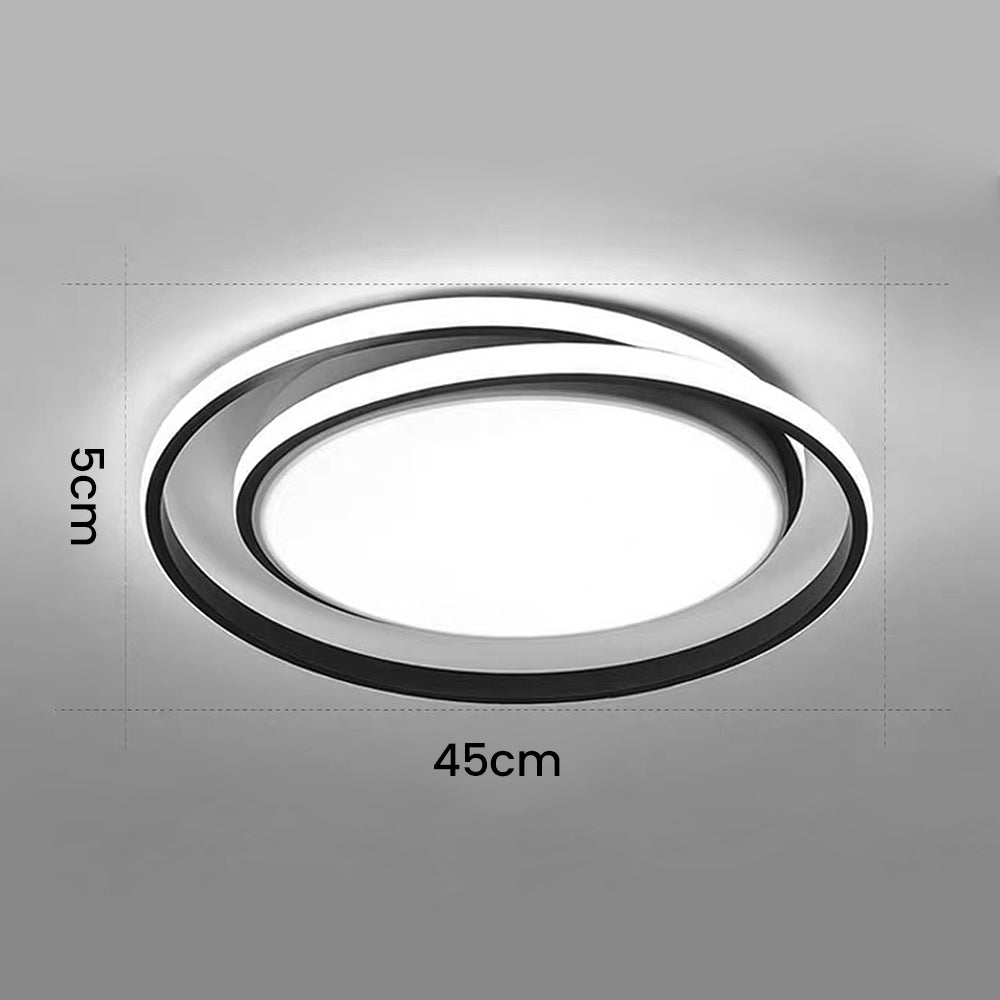 MinimalerGlanz: Round LED Ceiling Light Minimalist – Elegant & Decorative for Living & Dining Rooms