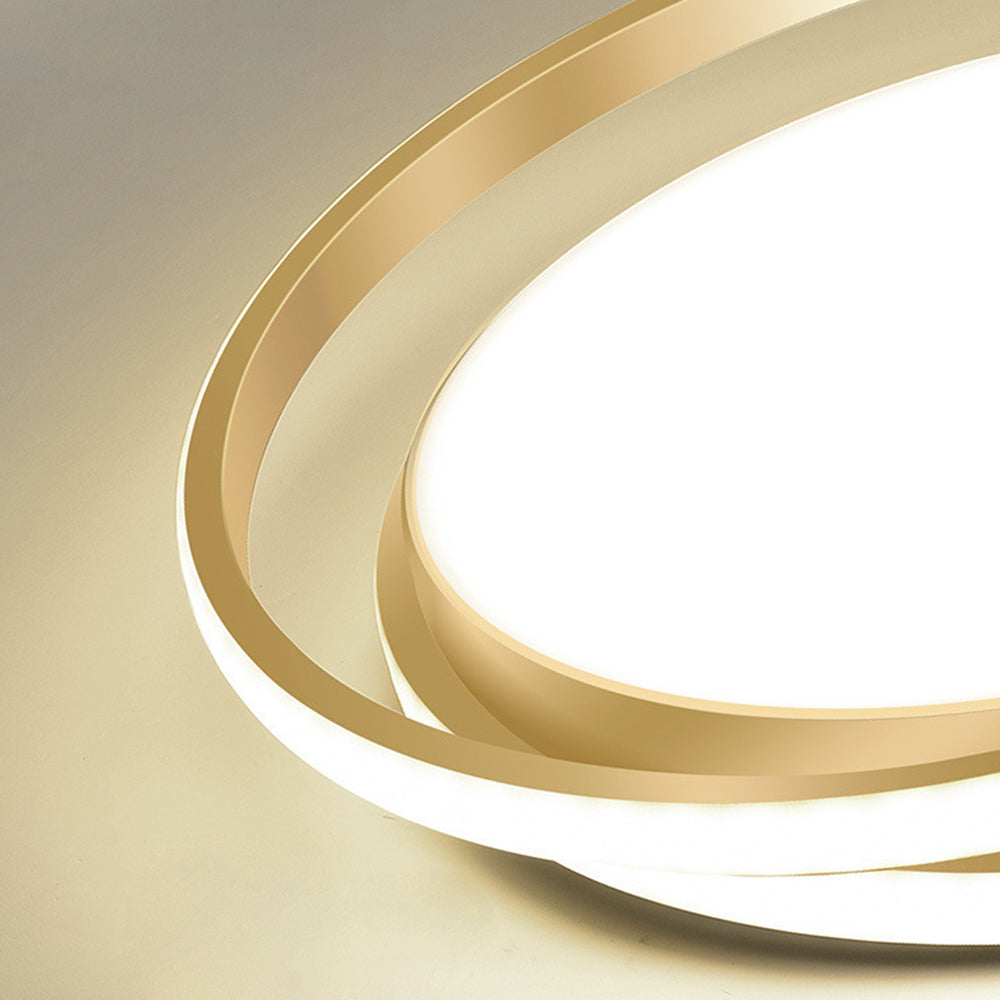 MinimalerGlanz: Round LED Ceiling Light Minimalist – Elegant & Decorative for Living & Dining Rooms