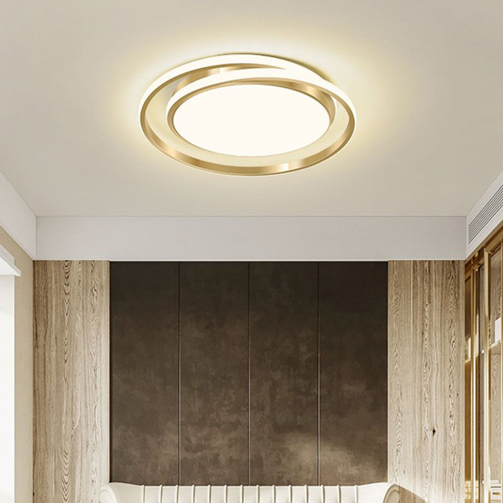 MinimalerGlanz: Round LED Ceiling Light Minimalist – Elegant & Decorative for Living & Dining Rooms