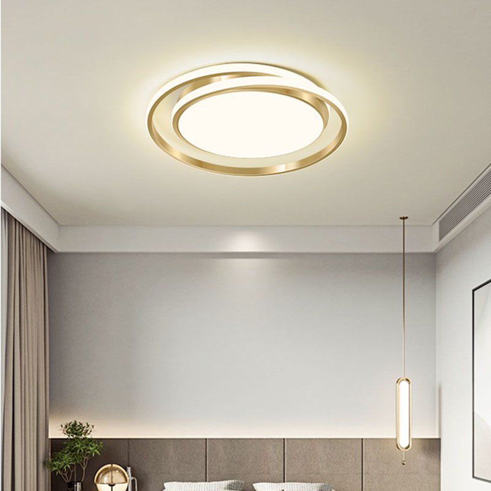 MinimalerGlanz: Round LED Ceiling Light Minimalist – Elegant & Decorative for Living & Dining Rooms