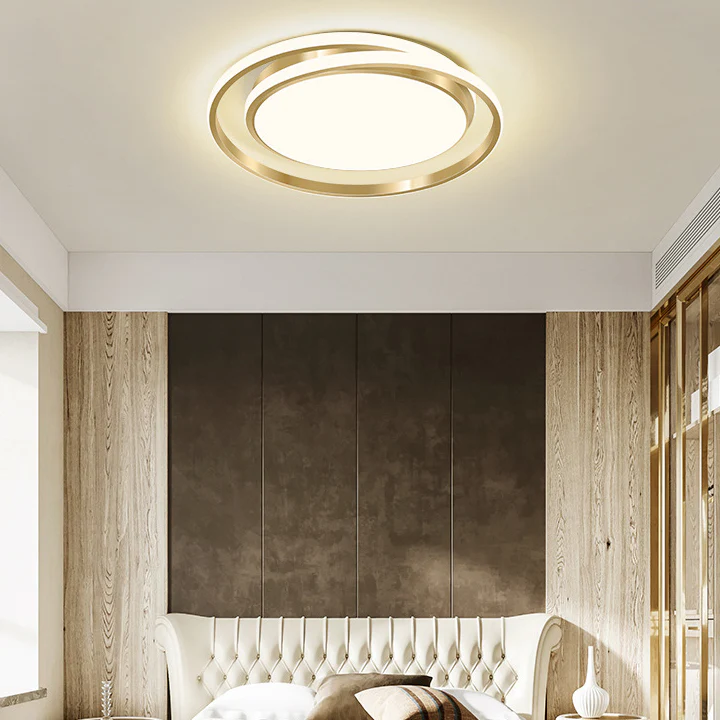 MinimalerGlanz: Round LED Ceiling Light Minimalist – Elegant & Decorative for Living & Dining Rooms