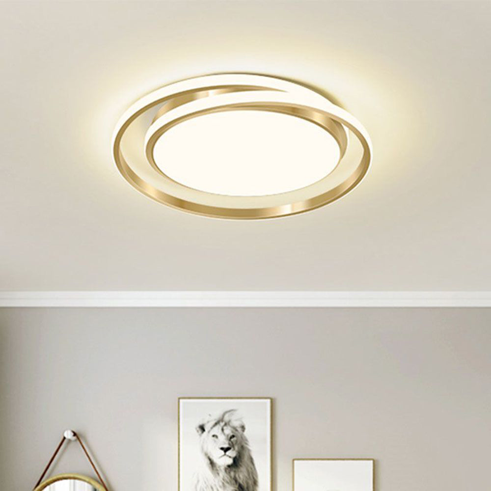 MinimalerGlanz: Round LED Ceiling Light Minimalist – Elegant & Decorative for Living & Dining Rooms