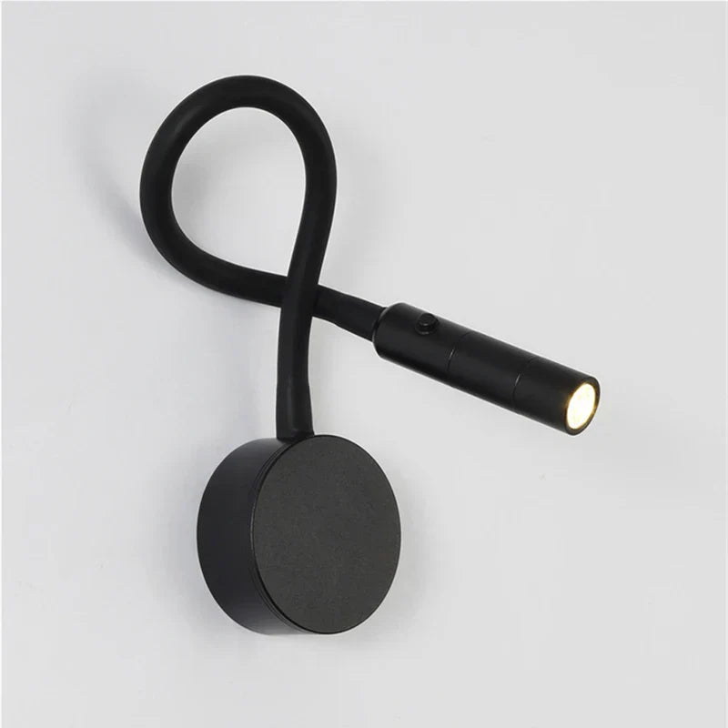 LED Reading Wall Lamp Adjustable Arm Integrated LED Wall Mounted