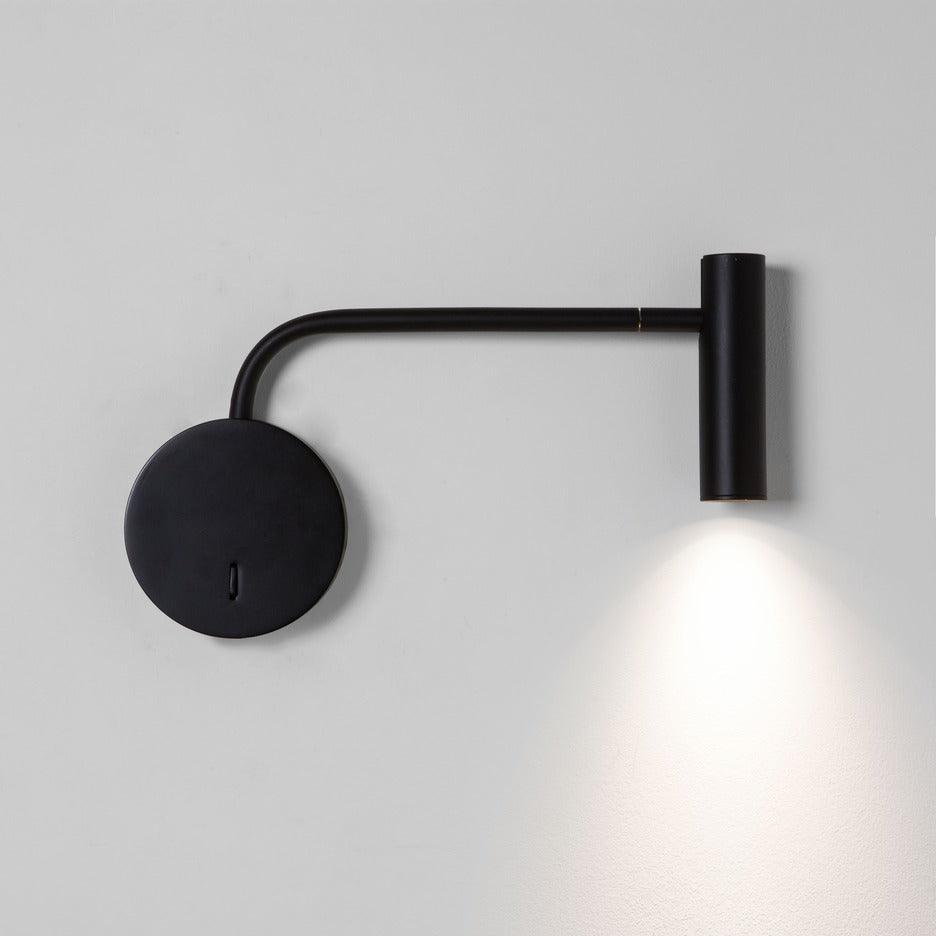 Minimalist LED Wall Sconce with Adjustable Arm – Modern Indoor Wall Light Fixture in Multiple Finishes