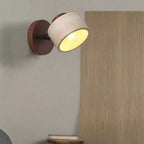 Minimalist LED Wall Light with Natural Stone and Wood – Modern Ambient Wall Sconce for Interior Lighting