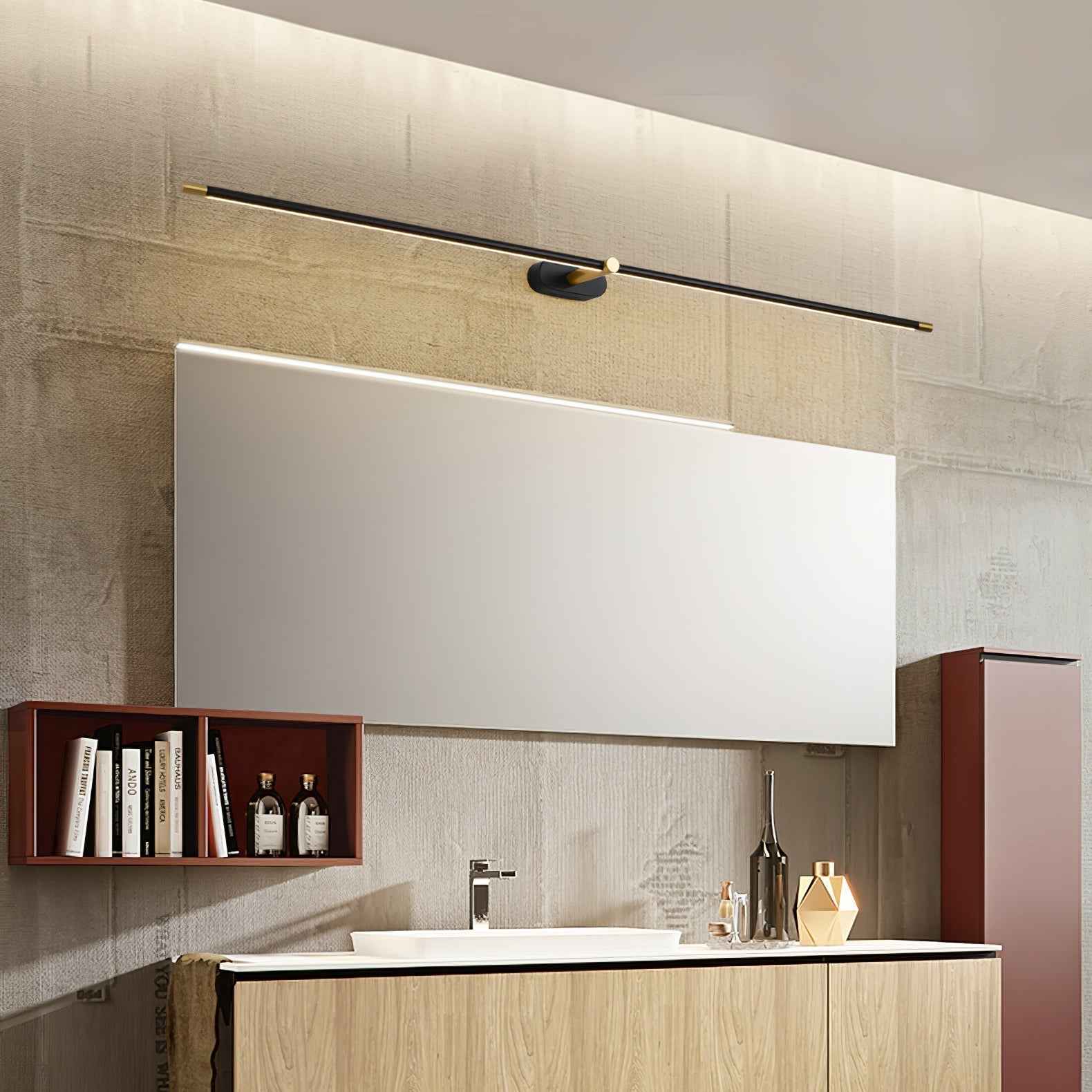 Lino LED Wandlamp | Ultra Slank Aluminium, Warm Wit Licht